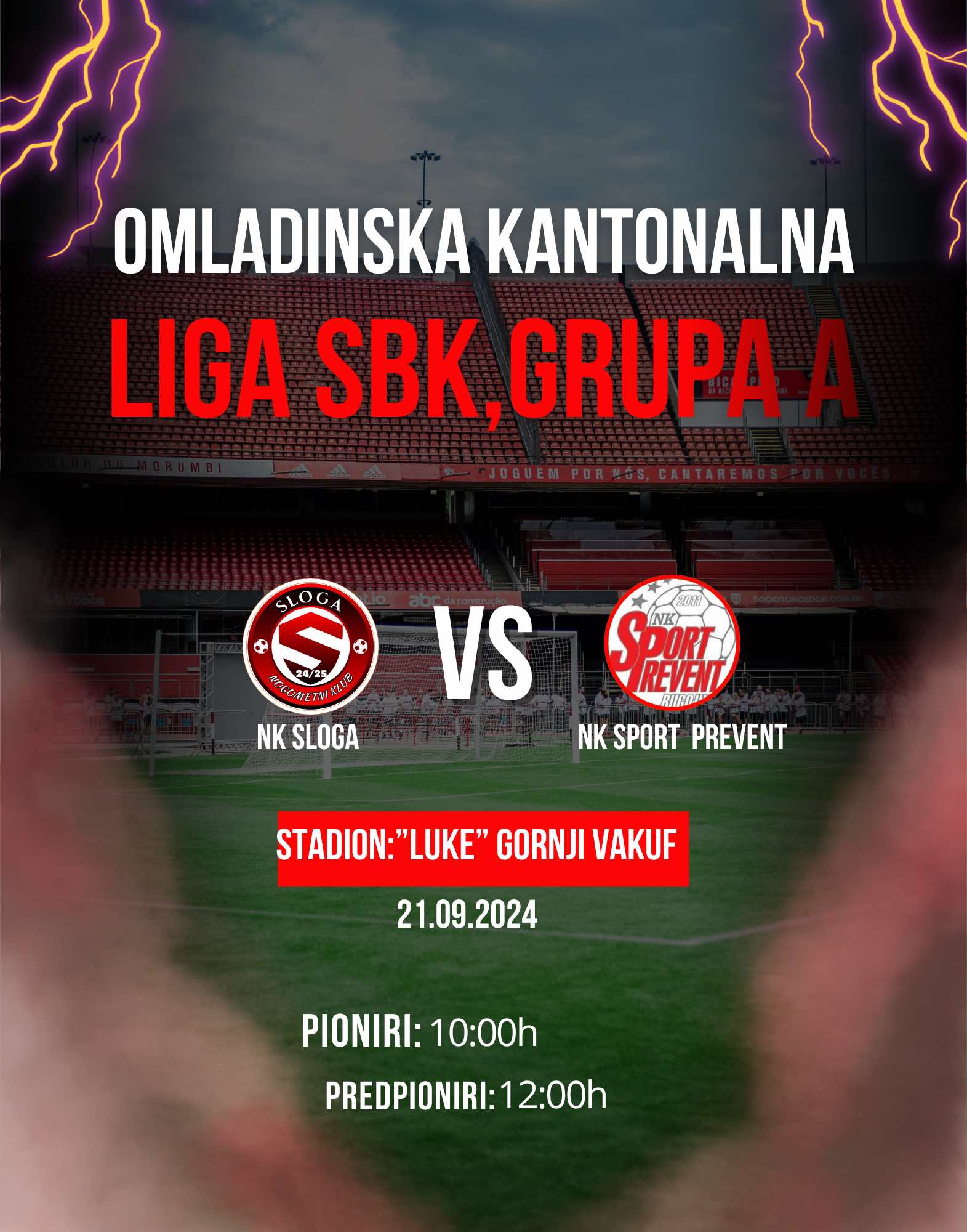 Omladinska kantonalna  liga SBK Grupa A, pioniri/predpioniri